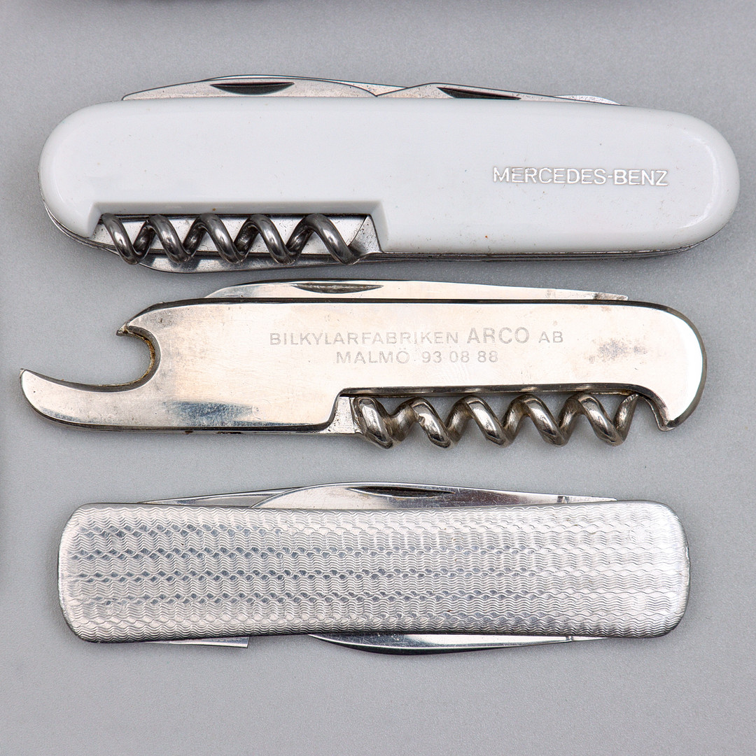 SAMLING FICKKNIVAR (REKLAM).