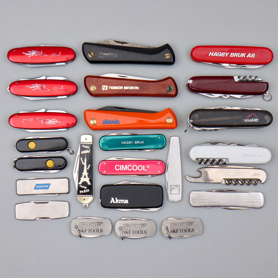 SAMLING FICKKNIVAR (REKLAM).