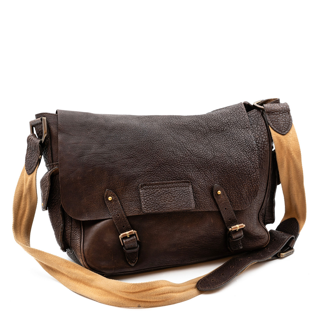MULBERRY axelremsväska, läder, Made in England, 1990-tal.