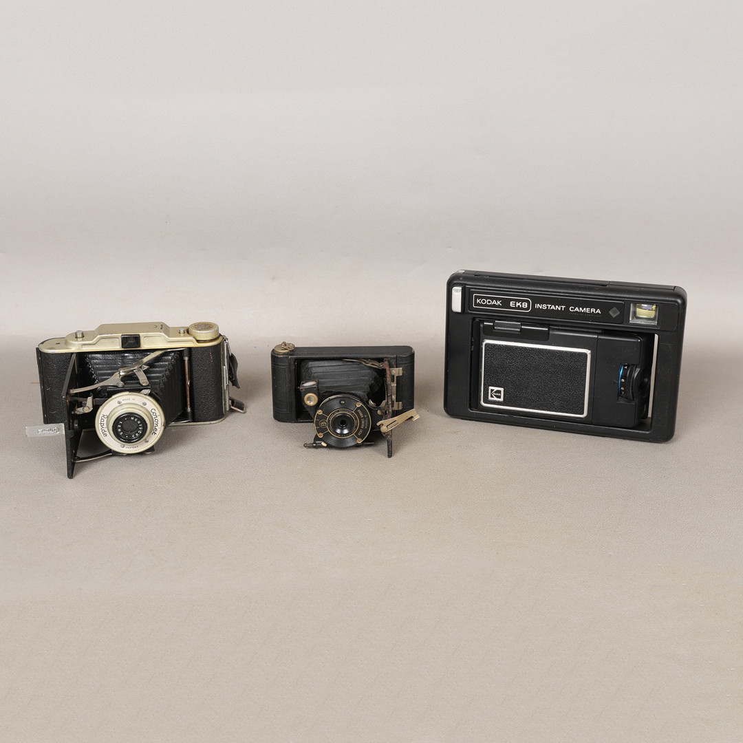 THREE VARIOUS CAMERA'S (3).