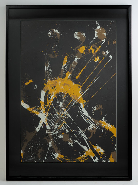 FERNANDEZ ARMAN. "Melody for Strings 2" (1990), signerad, serigrafi, 109/120.