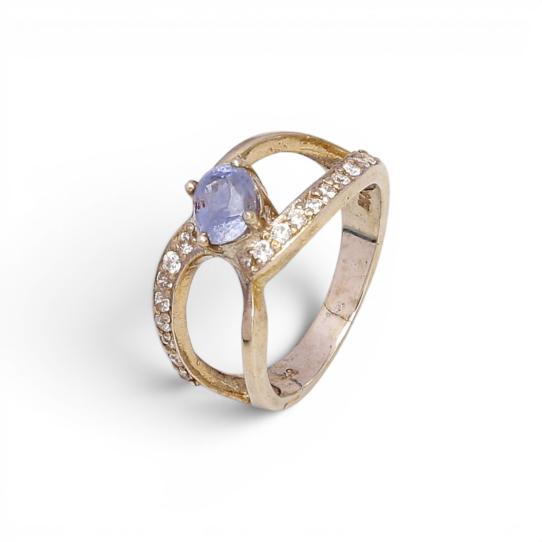 Sapphire ring.