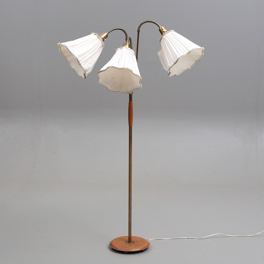 GOLVLAMPA, trearmad, ÖA, Örsjö Armaturer, typ 42-3.