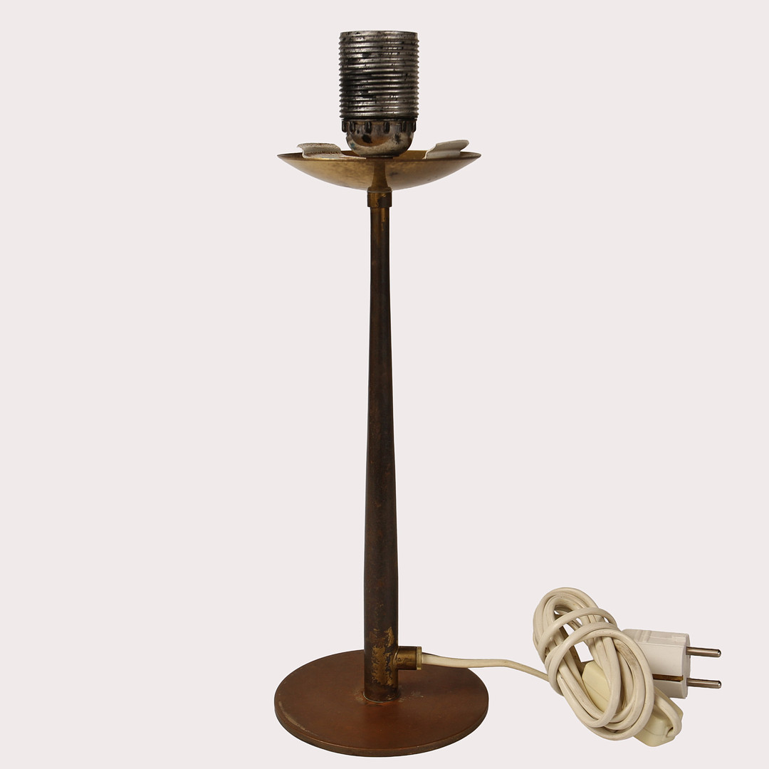 HANS-AGNE JAKOBSSON. Bordslampa, mässing, modell B 93 HAJ, Markaryd.