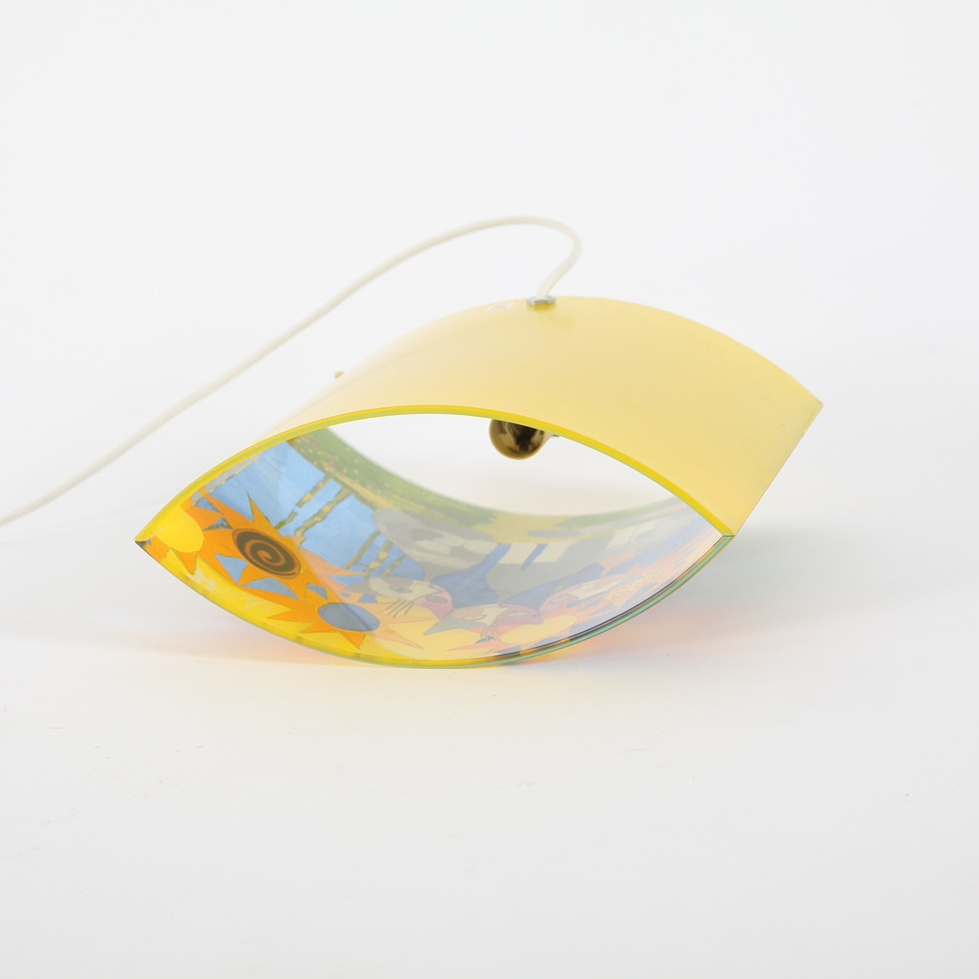 ROSINA WACHTMEISTER. f 1939. Bordslampa, målat glas, Goebel.