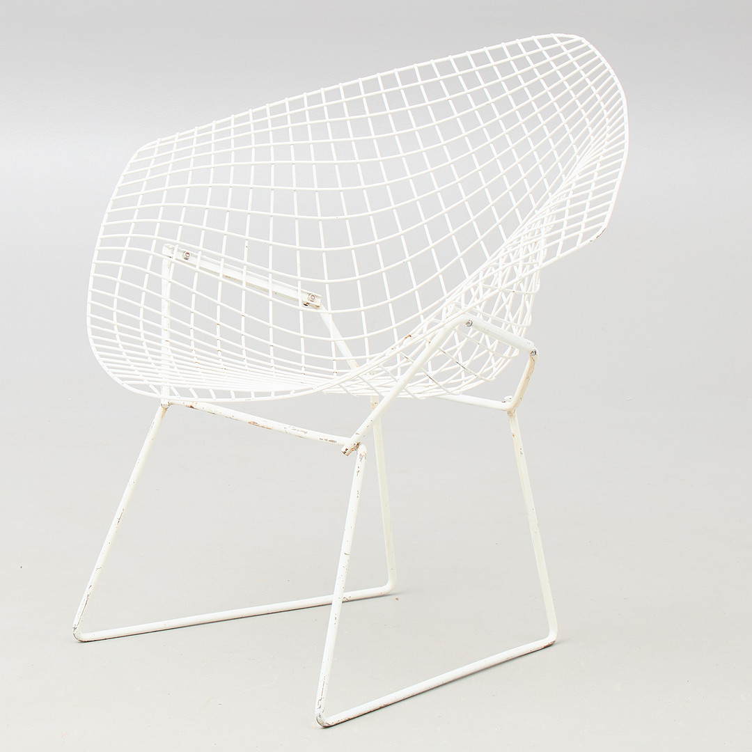 HARRY BERTOIA. Fåtölj, "Diamond chair".