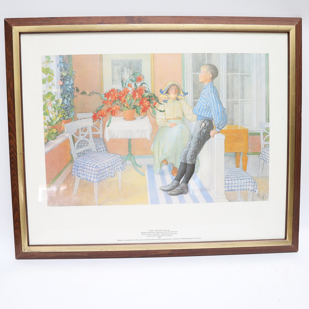 CARL LARSSON. Tryck efter.