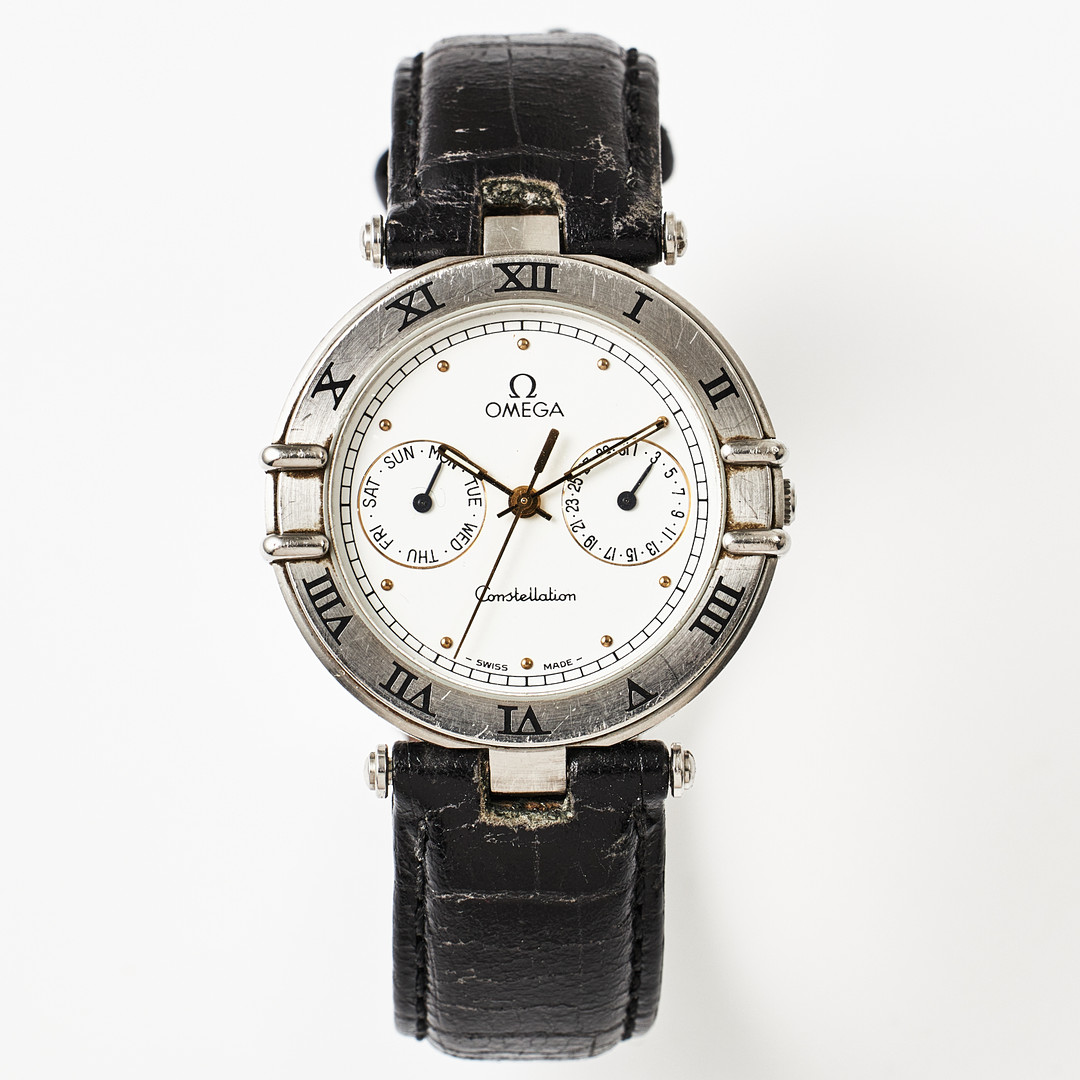 OMEGA, Constellation, armbandsur, 33 mm, stål, ca 1989.