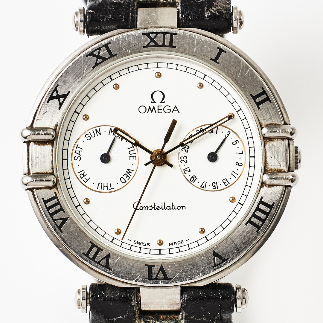 OMEGA, Constellation, armbandsur, 33 mm, stål, ca 1989.