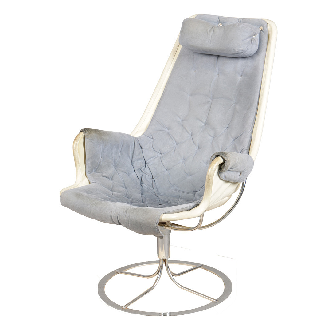 BRUNO MATHSSON (1907-1988) FOR DUX. A 'JETSON' SWIVEL CHAIR.