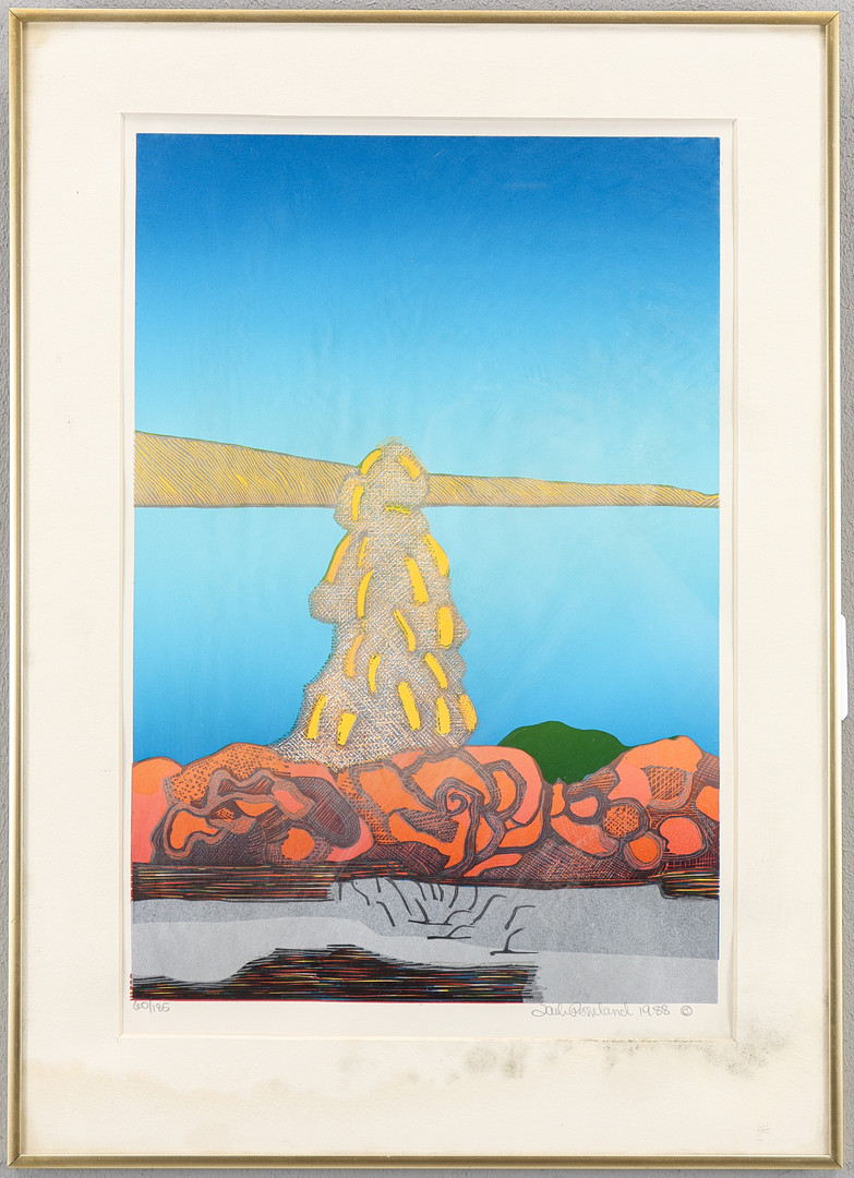 JARLE ROSSELAND. Litografi 60/185, signerad 1988.