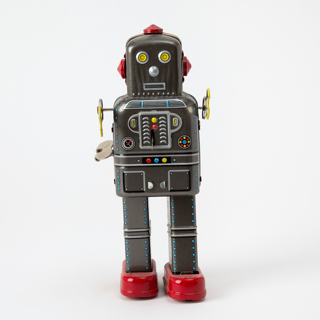 ROBOT. "Space Man", plåt, Ha Ha Toy, Kina.
