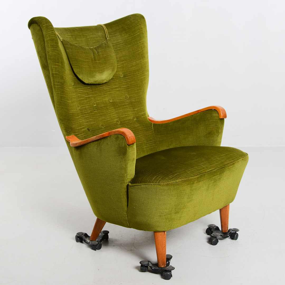 FÅTÖLJ, Swedish Modern, 1940-tal.
