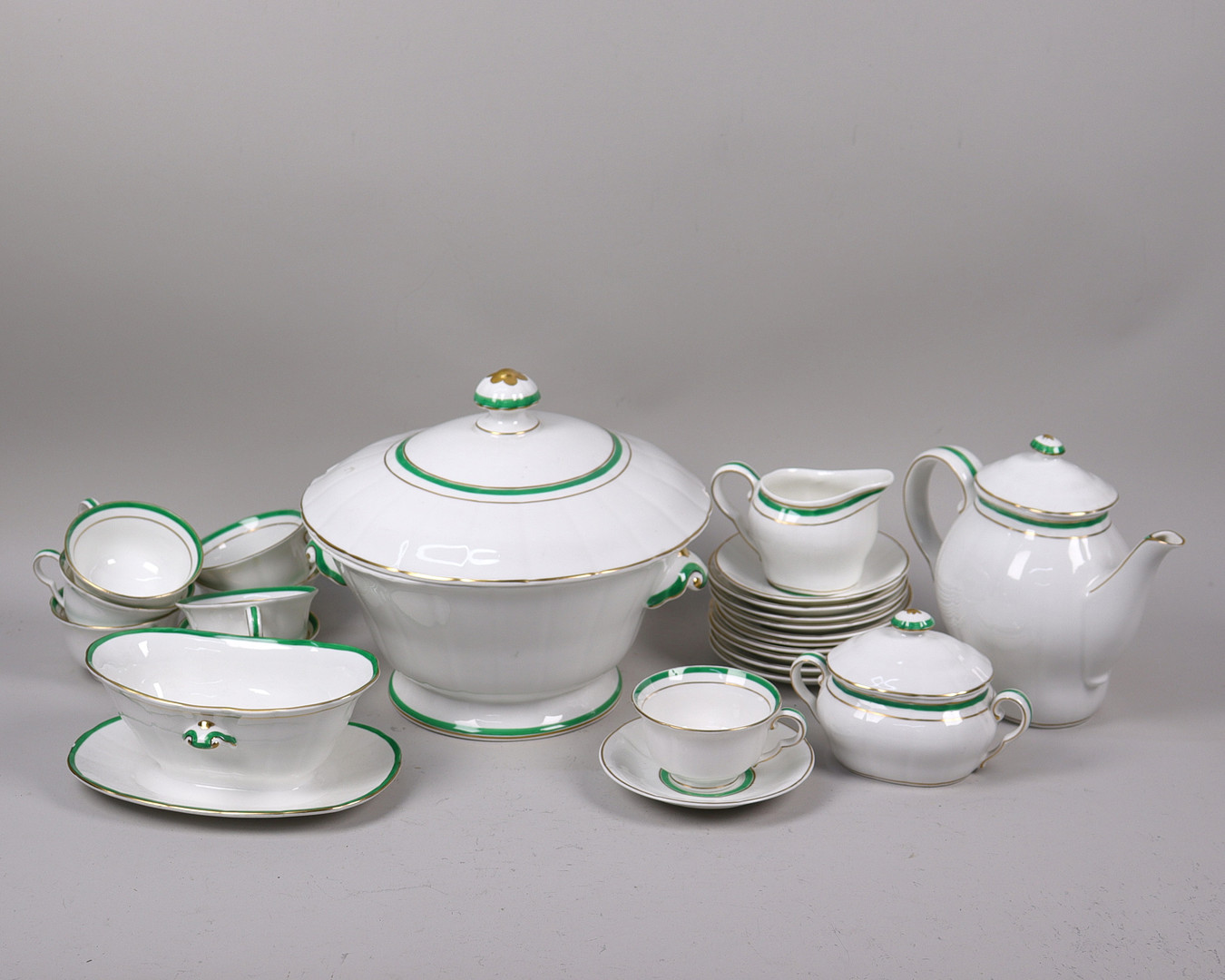 SERVISDELAR, Gustavsberg, kaffeservis, terrin mm, 25 delar.