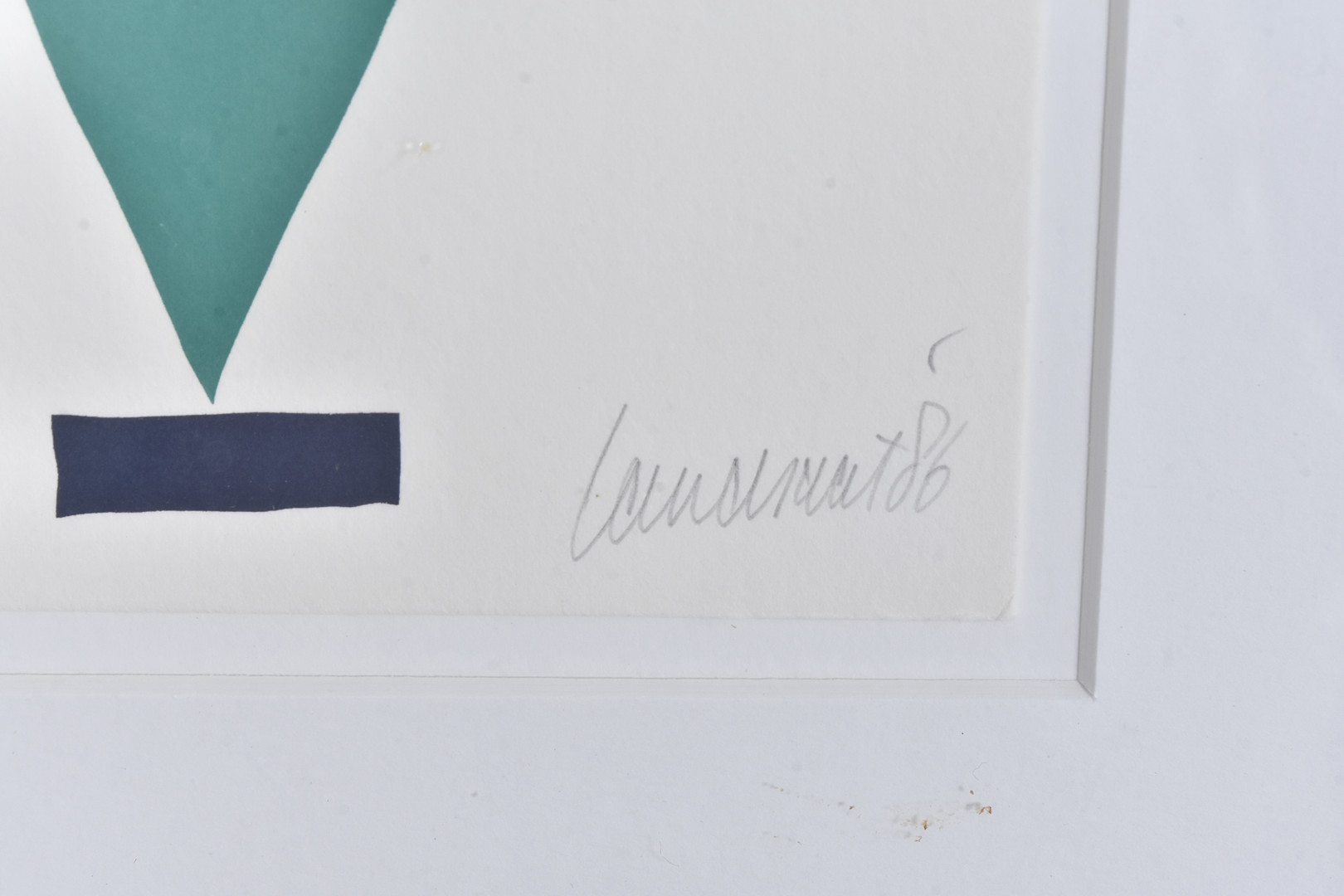 HANS LANDSAAT. Färgserigrafi.