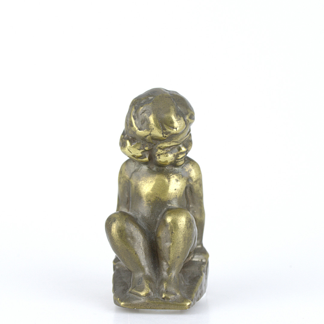 CARL-EINAR BORGSTRÖM. Skulptur, "Ingrid", brons, monogramsignerad.