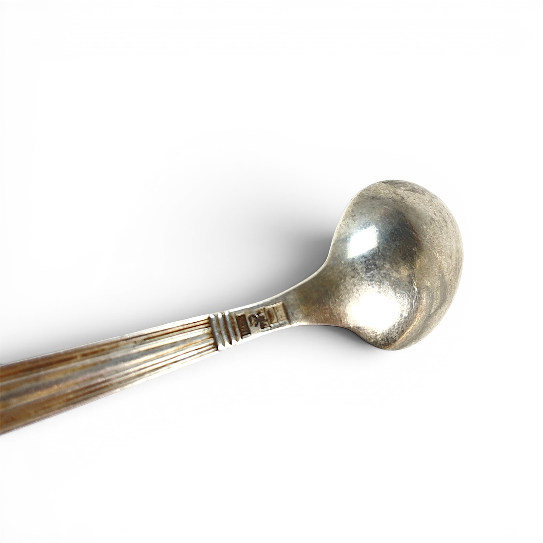 PARTI KAFFE-/ BORDSSKEDAR, silver, 24 st, Finland. Vikt ca 355 gram.