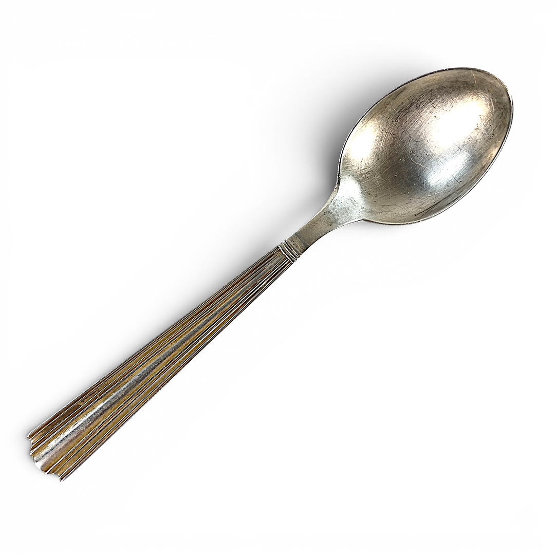 PARTI KAFFE-/ BORDSSKEDAR, silver, 24 st, Finland. Vikt ca 355 gram.