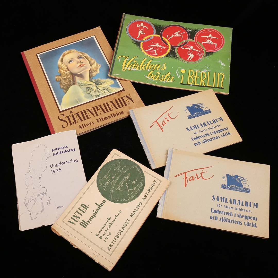 SAMLARALBUM, 6 st, 1930/40-tal.