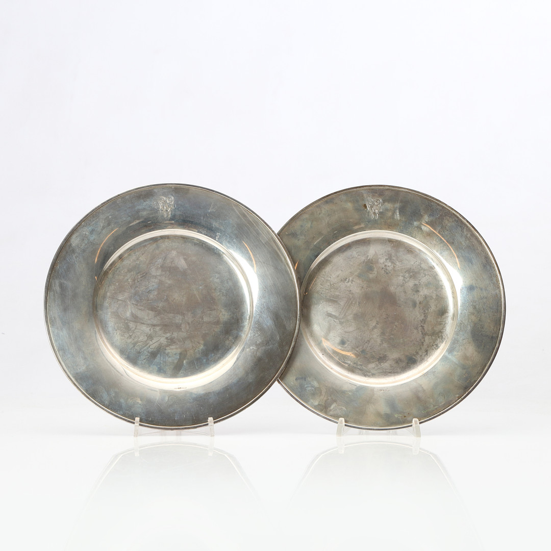 FAT, TVÅ ST. Silver. Vikt ca 920 gram.