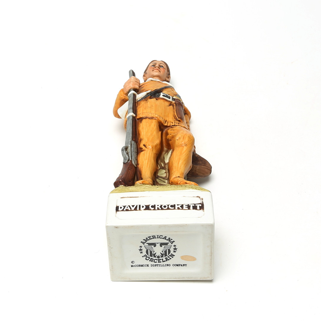 FIGURIN, porslin, Americana Porcelain, föreställande David Crocket.