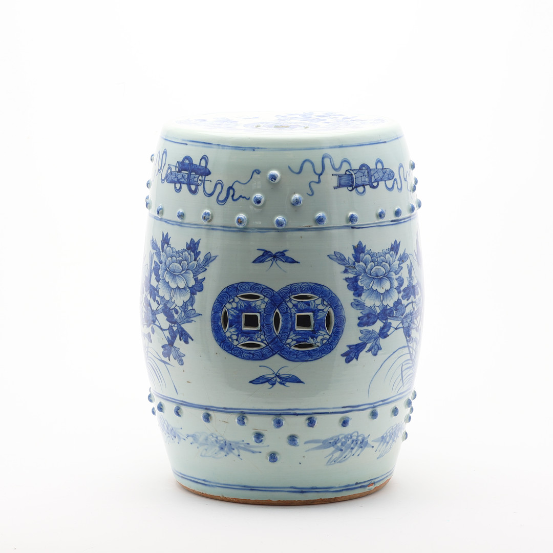 TRÄDGÅRDSPALL, porslin, Kina, 1900-tal.