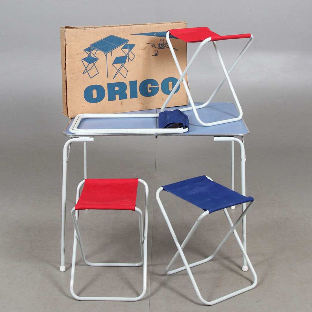 CAMPINGSET, 5 delar, Origo camping, 1960-tal.