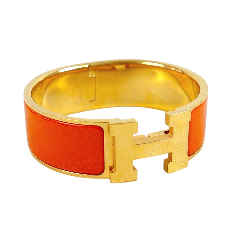 HERMES CLIC BANGLE BRACELET.