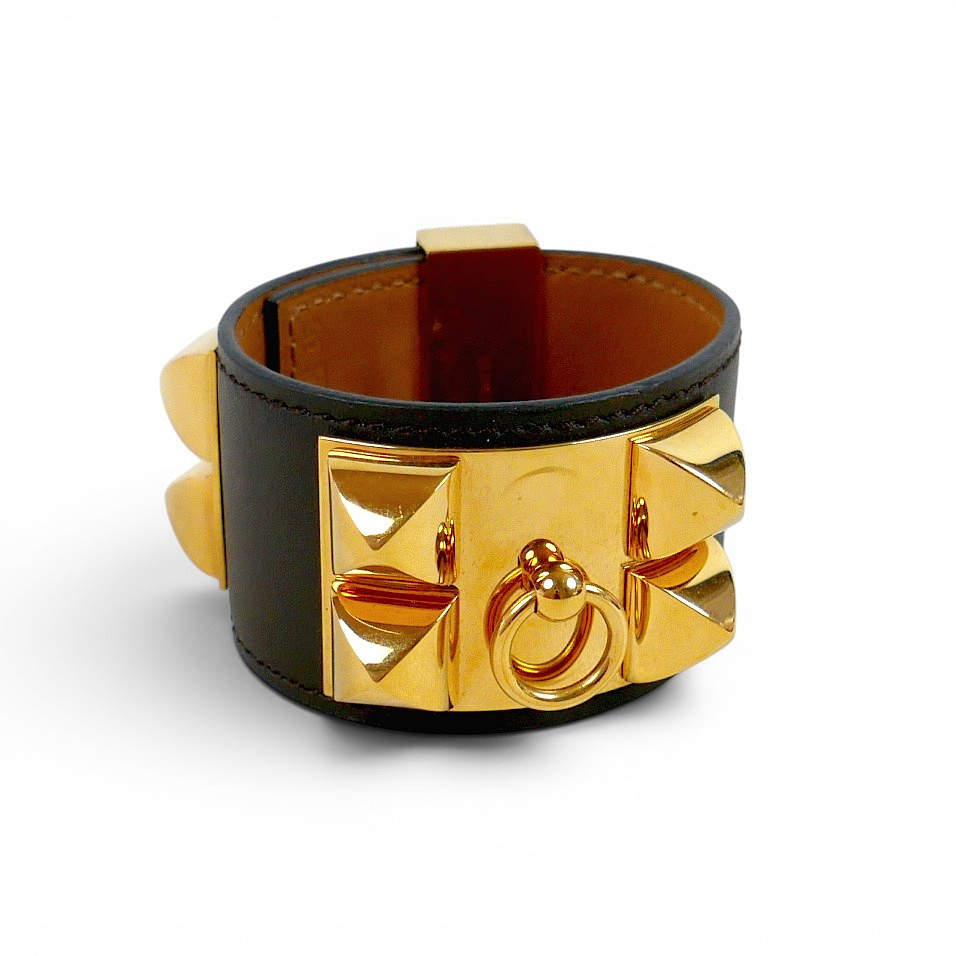 HERMES 'COLLIER DE CHIEN' (CDC) BRACELET.