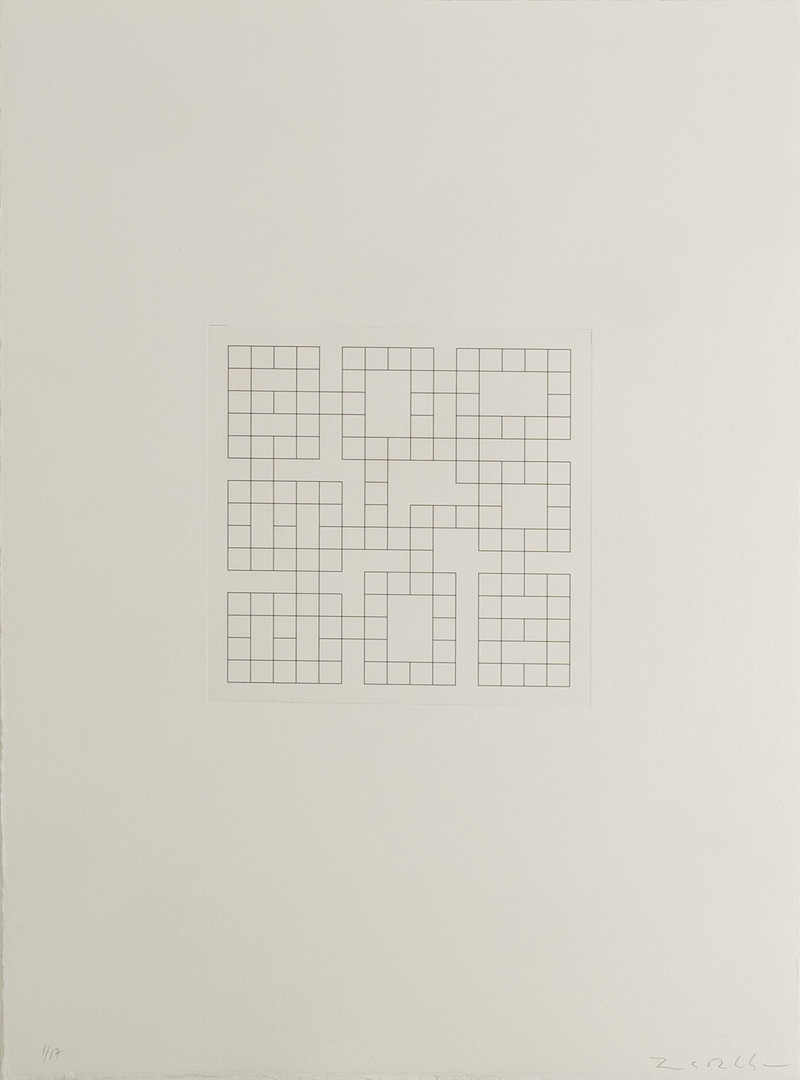 JACOB DAHLGREN (FÖDD 1970). "Search and destroy", svit om 20 stycken fotogravyer, oramade.