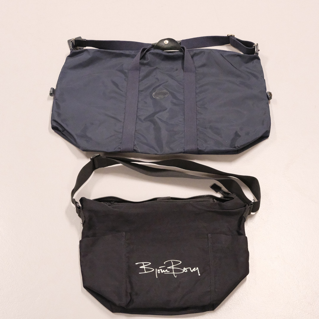 LONGCHAMP OCH BJÖRN BORG, VÄSKOR, TVÅ STYCKEN.