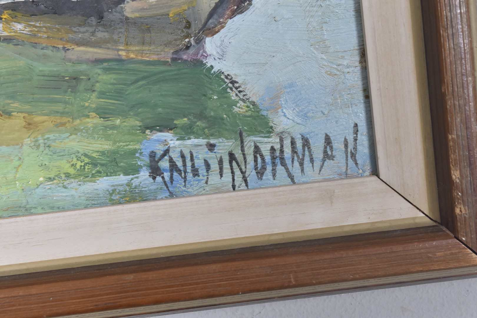 KNUT  NORMAN. Olja på pannå.