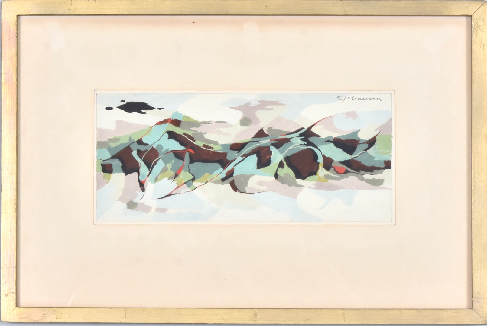 SVEN JOHANSSON. Gouache.