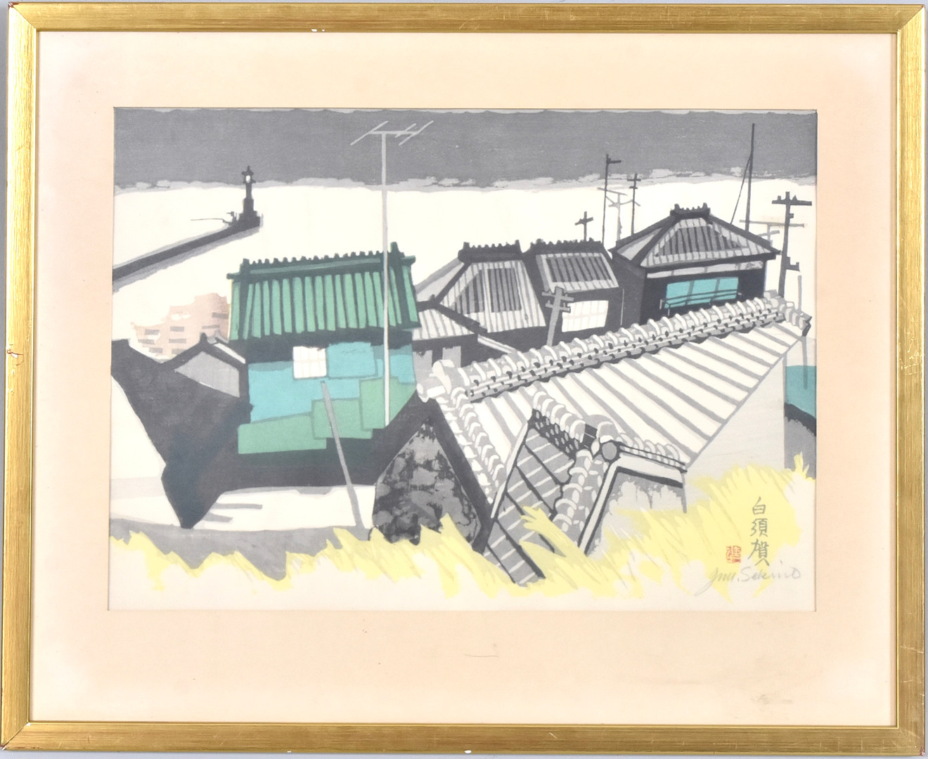 JUNICHIRO SEKINO. Färgträsnitt.
