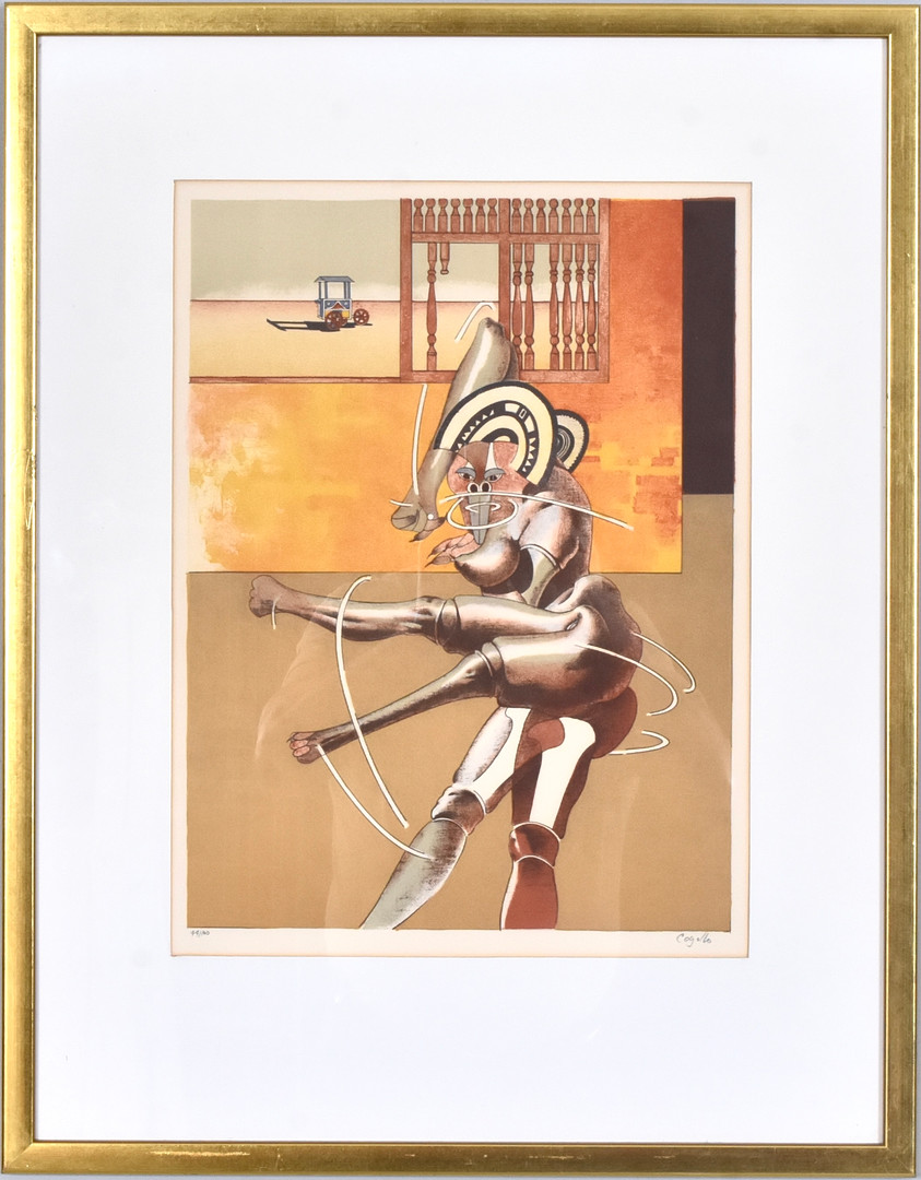 HERIBERTO COGOLLO. Färglitografi.