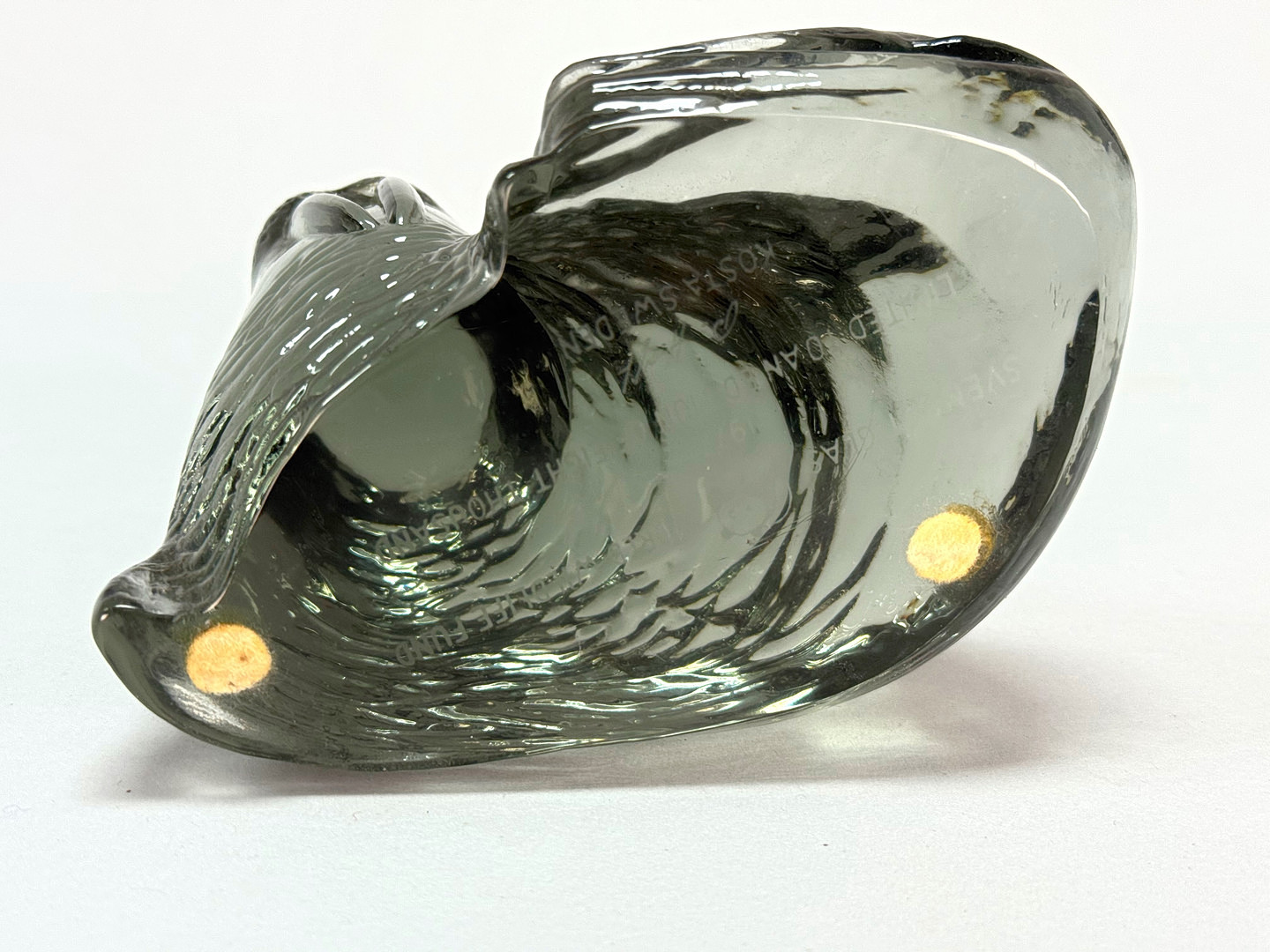 PAUL HOFF. VALROSS Kosta glasbruk 1977, Sweden design glas.