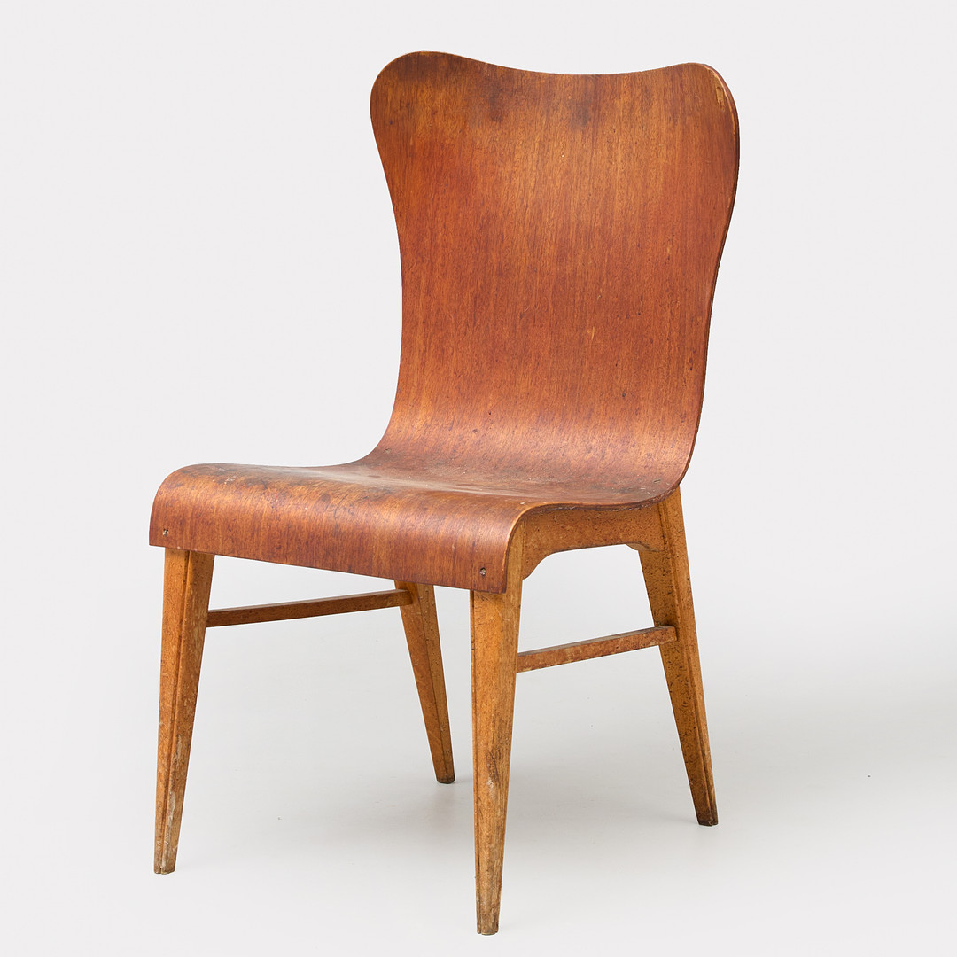 AXEL LARSSON. Stol, Swedish Modern, Svängsta Stilmöbler, 1940/50-tal.
