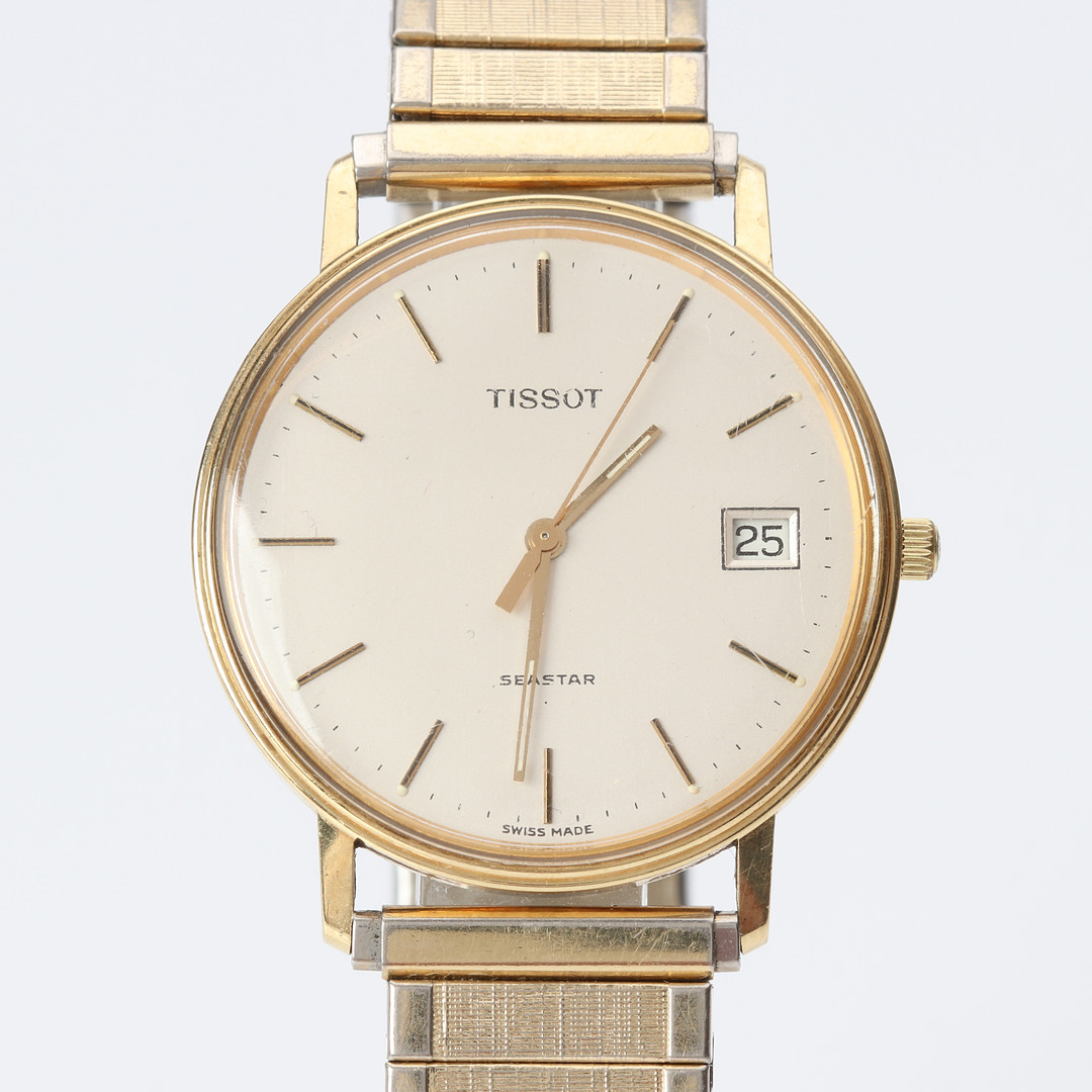 TISSOT SEASTAR, ARMBANDSUR. Boett i 14k guld.