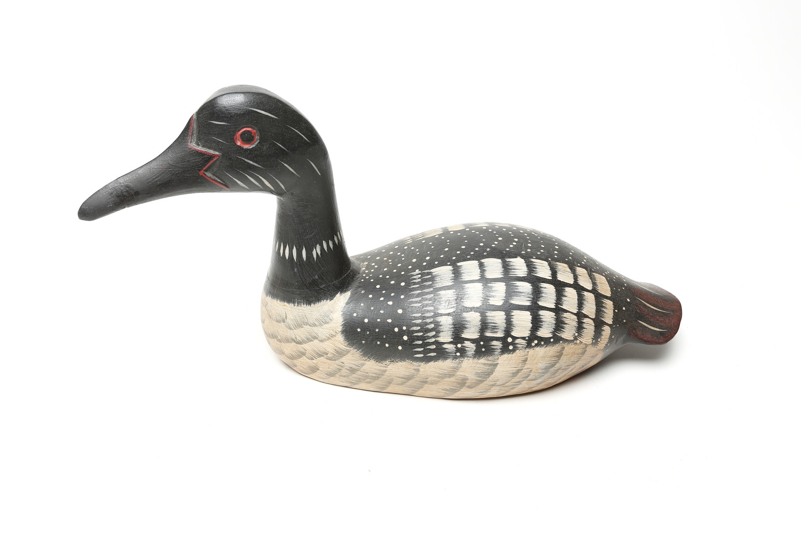 FÅGELFIGUR, trä, modern.