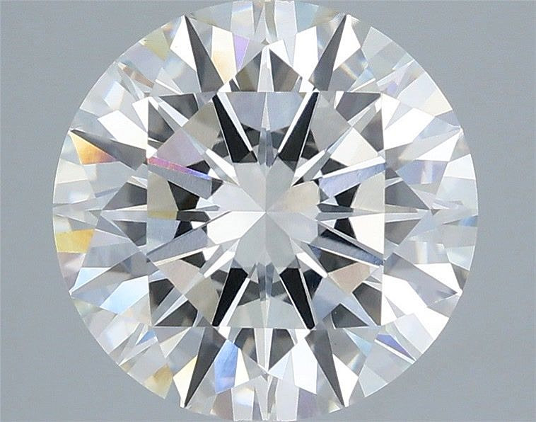 Diamant mit Lasersignatur - 4,08 ct. Farbe: G, ROUND.