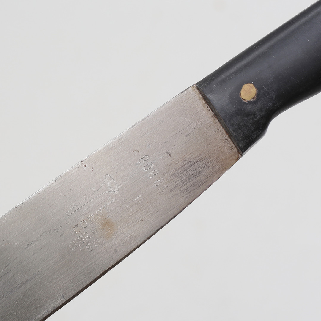 MACHETE i läderfodral, Corneta, Solingen.