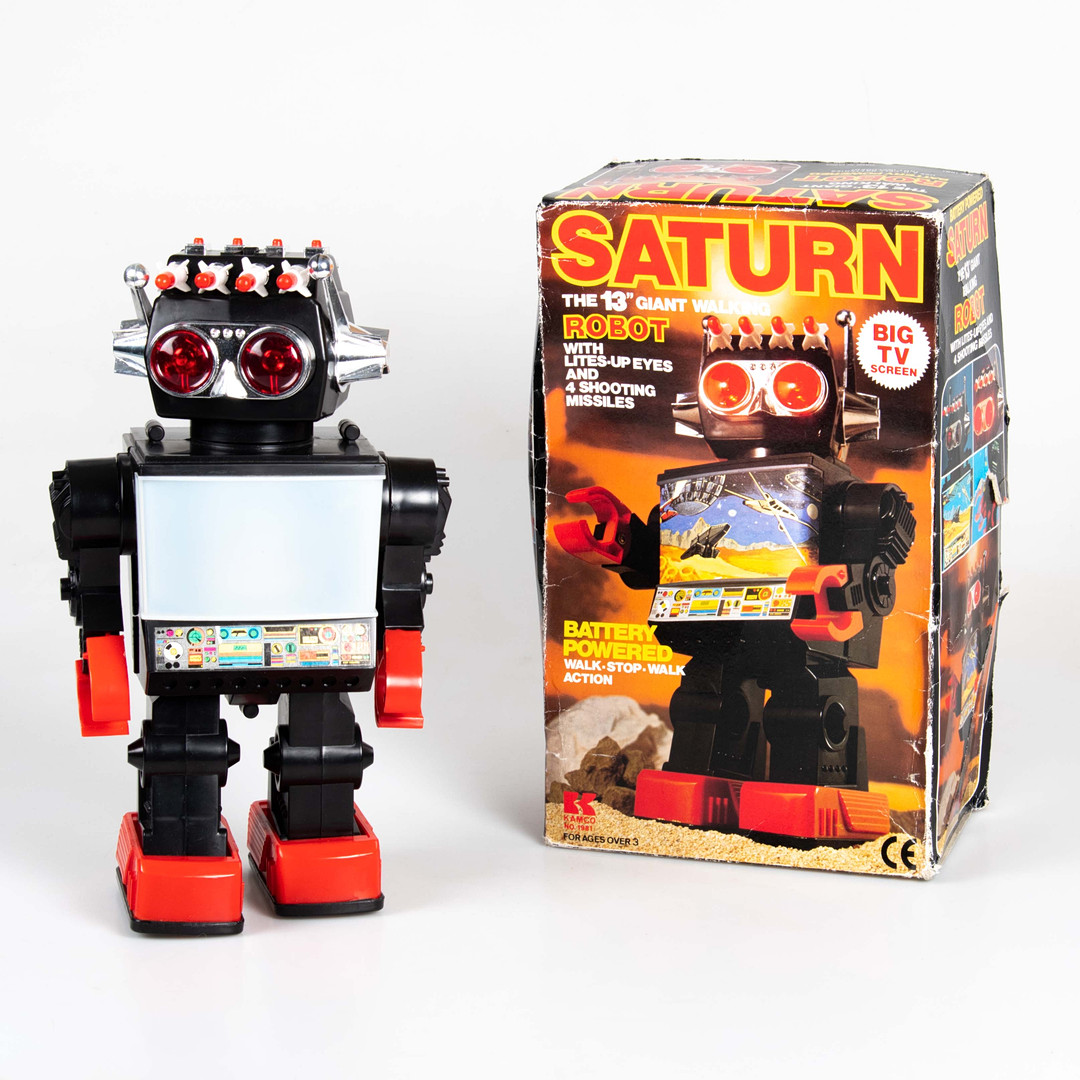 KAMCO, 13" Saturn Robot med originalkartong.