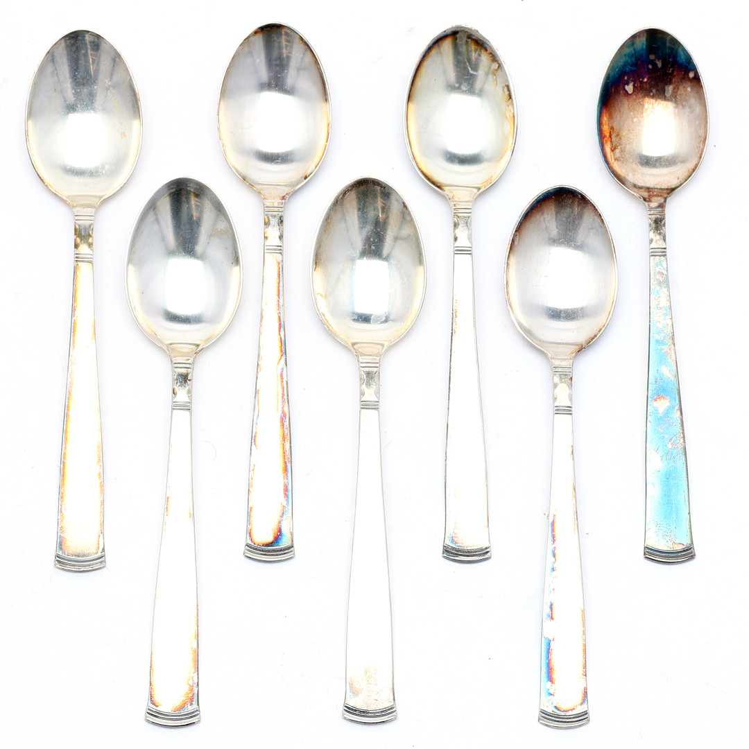 TESKEDAR. "Silver, Rosenholm", GAB, Stockholm, 7 st.