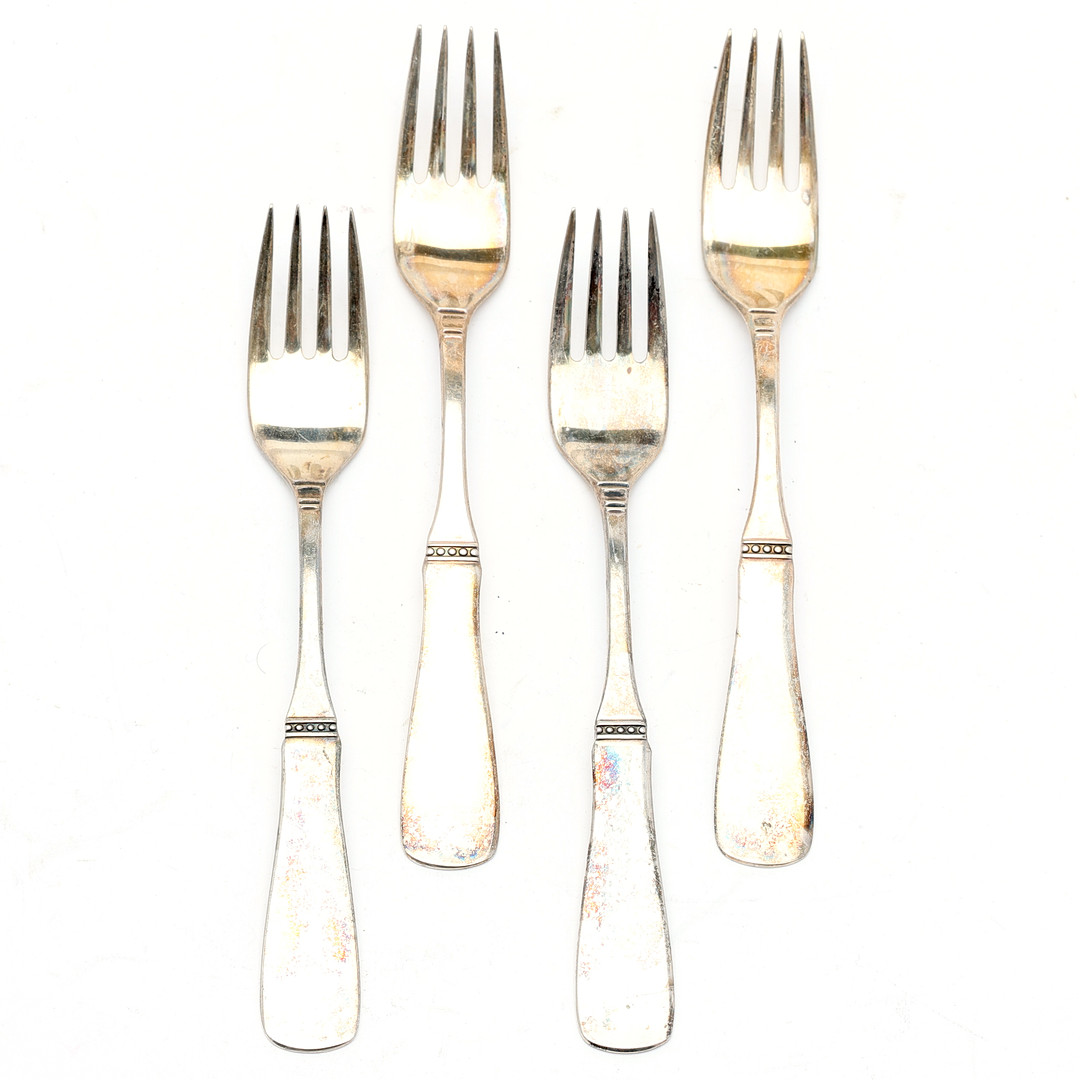 FÖRRÄTTSGAFFLAR. Silver, "Uppsala", MGAB, 4 st.