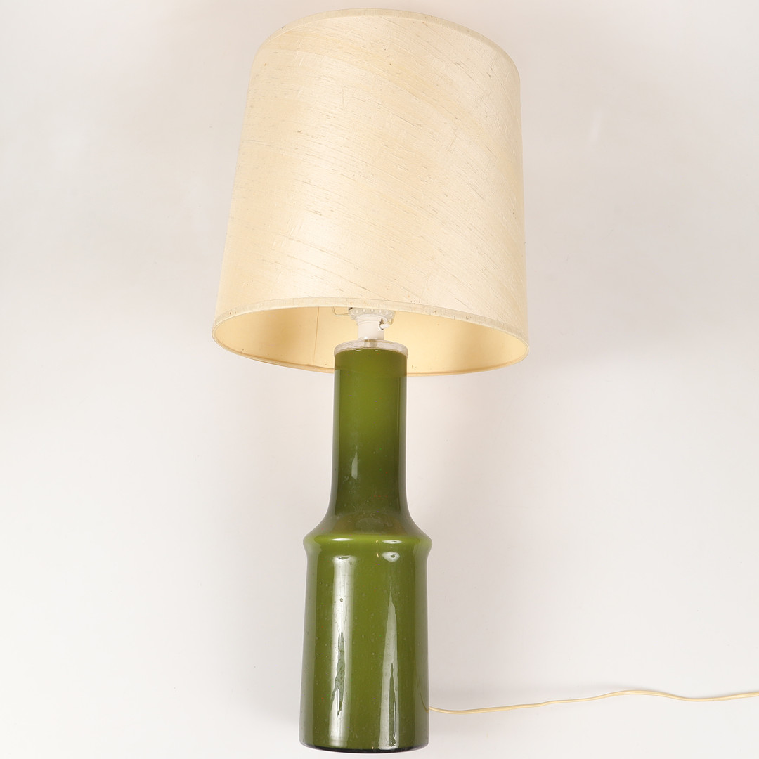 BORDSLAMPA, glas, Gert Nyström, Hyllinge.