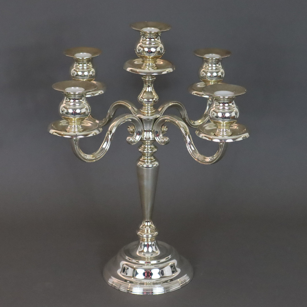 GIRANDOLE - Metall, 5-flammig.