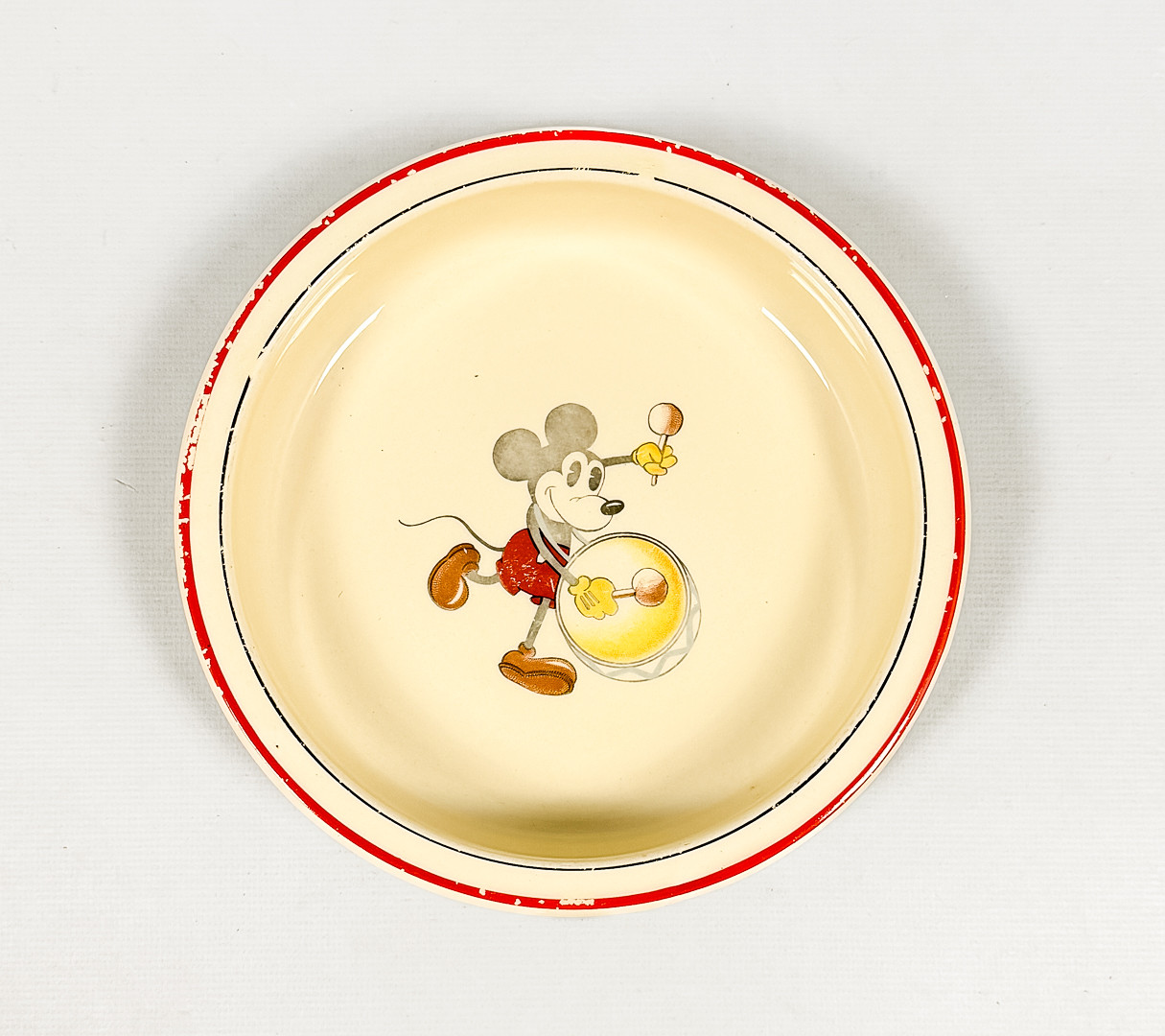 TALLRIK & SKÅL, flintgods, Walt Disney, Rörstrand, 1900-tal.