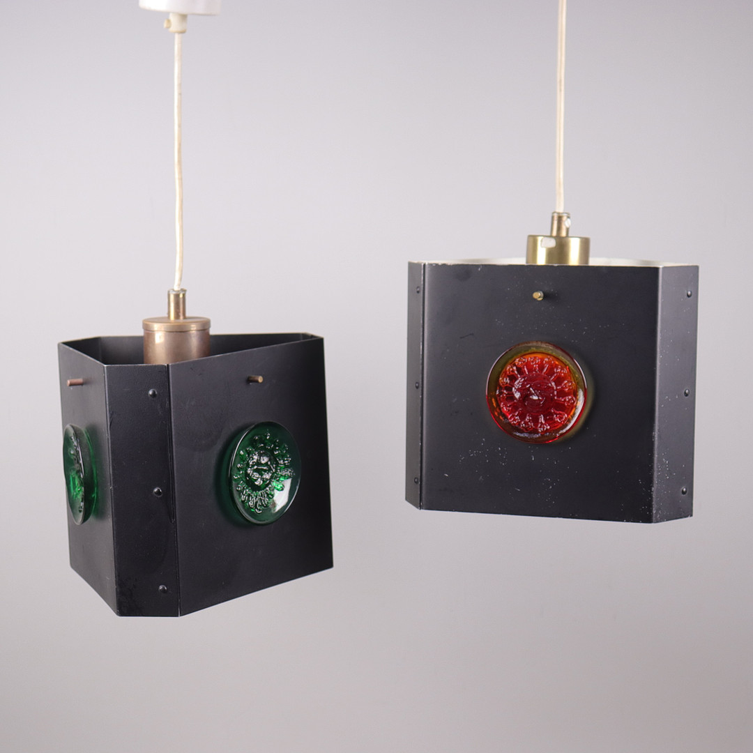 PENDELLAMPOR, Philips/Ateljé Lyktan, 1960-tal, 1 par.
