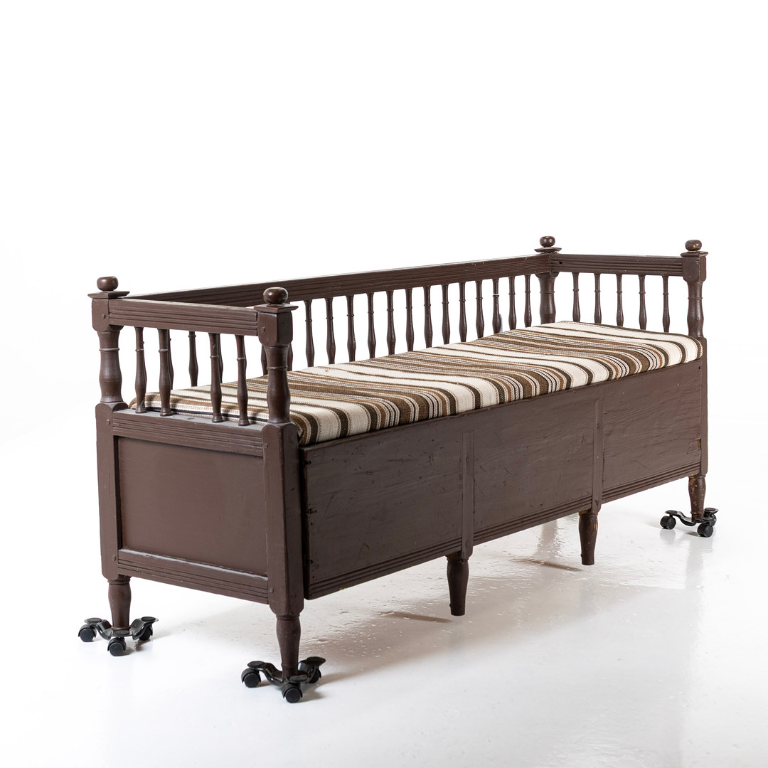 SOFFA, trä, bemålad, 1800 - tal.