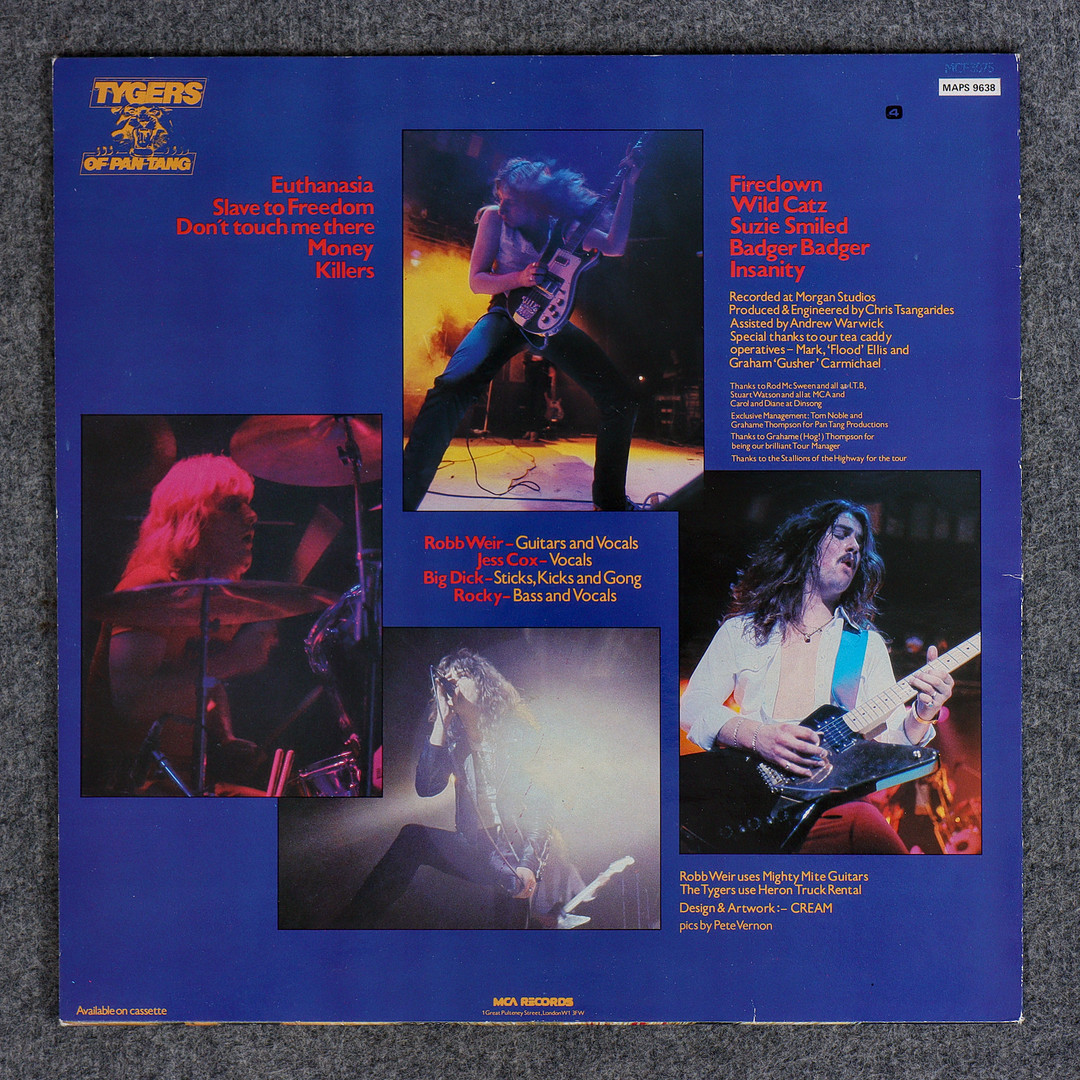 7 LP-SKIVOR, DEF LEPPARD, JUDAS PRIEST, GARY MOORE, DEEP PURPLE, TYGERS OF PAN TANG, ALICE COOPER.